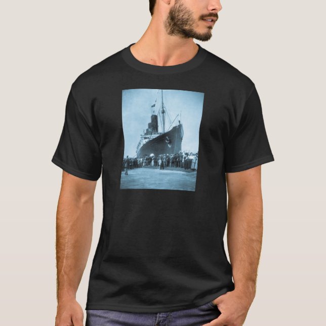 Maiden Voyage of RMS Lusitania, 13 Septemeber 1907 T-Shirt (Front)