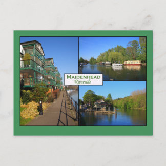 Maidenhead Riverside Postcard