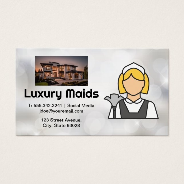 Maids Logo | Luxury House | Boke (Front)