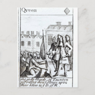 Maids of Taunton Kneeling before Duke of Postcard