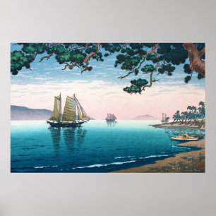 Maiko Beach by Tsuchiya Koitsu Poster