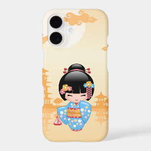 Maiko Kokeshi Doll - Cute Japanese Geisha Girl