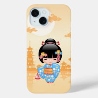 Maiko Kokeshi Doll - Cute Japanese Geisha Girl