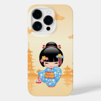 Maiko Kokeshi Doll - Cute Japanese Geisha Girl
