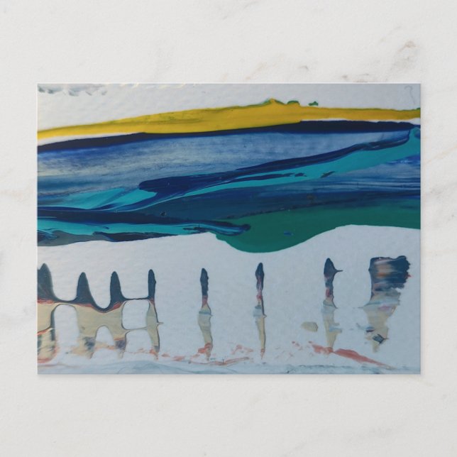 Mail Abstract Marina Monticelli Art Postcard (Front)