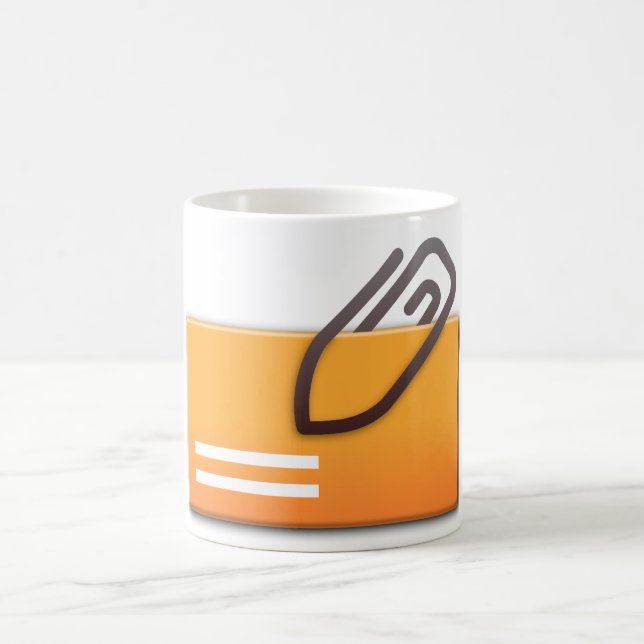Mail Attachment Card Mug (Center)