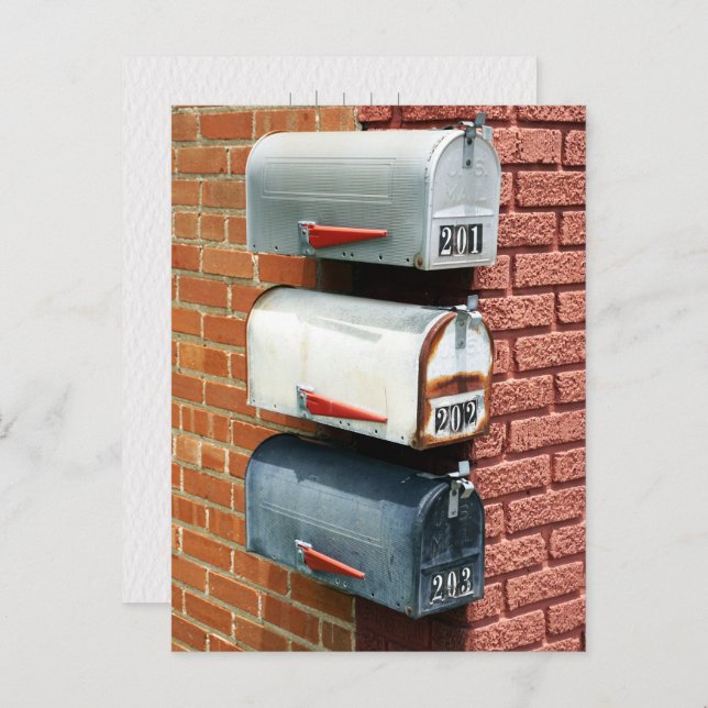 MAIL BOX POST BOX POSTCROSSING POSTCARD (Front/Back)