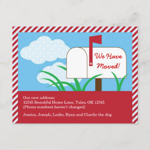 Mail Box We’ve Moved Card