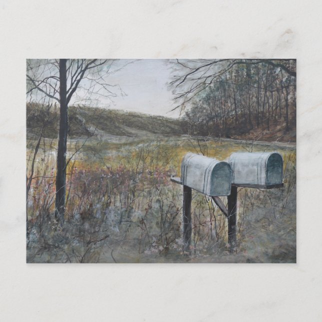 Mail Boxes Postcard (Front)