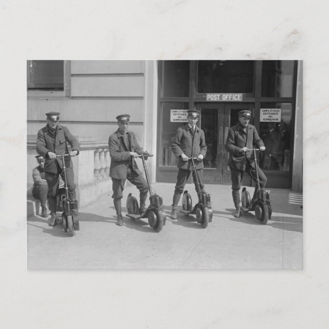 Mail by Scooter Postcard (Front)