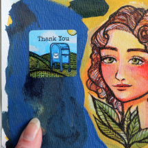 Mail Carrier Drop Box Postal Service Art