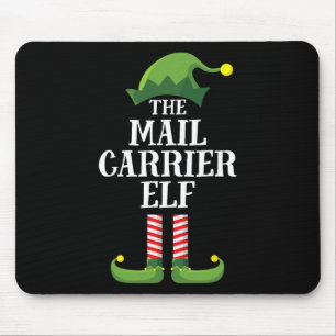 Mail Carrier Elf Matching Family Group Christmas P Mouse Mat