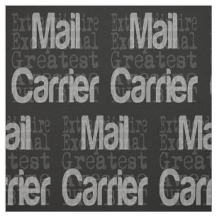 Mail Carrier Extraordinaire Fabric
