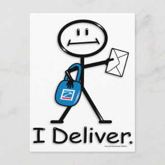 Mail Carrier Postcard