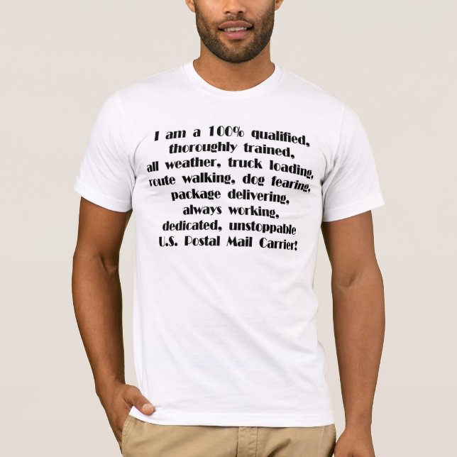 Mail Carrier T-shirt (Front)
