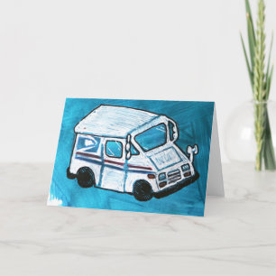 Mail Carrier Vehicle                               Card