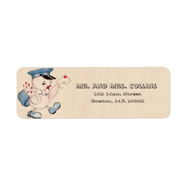 Mail Chick Address Label (Front)