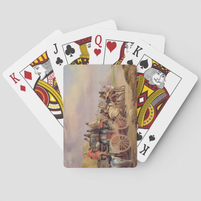 Mail Coaches on the Road: The 'Quicksilver' Devonp Playing Cards (Back)