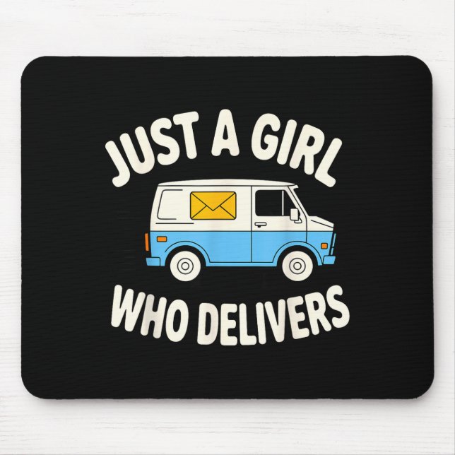 Mail Lady Design For Women Girls Stal Worker Mail  Mouse Mat (Front)