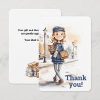 Mail Lady Letter Carrier 