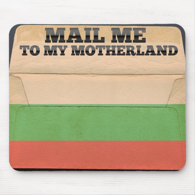 Mail me to Bulgaria Mouse Mat (Front)
