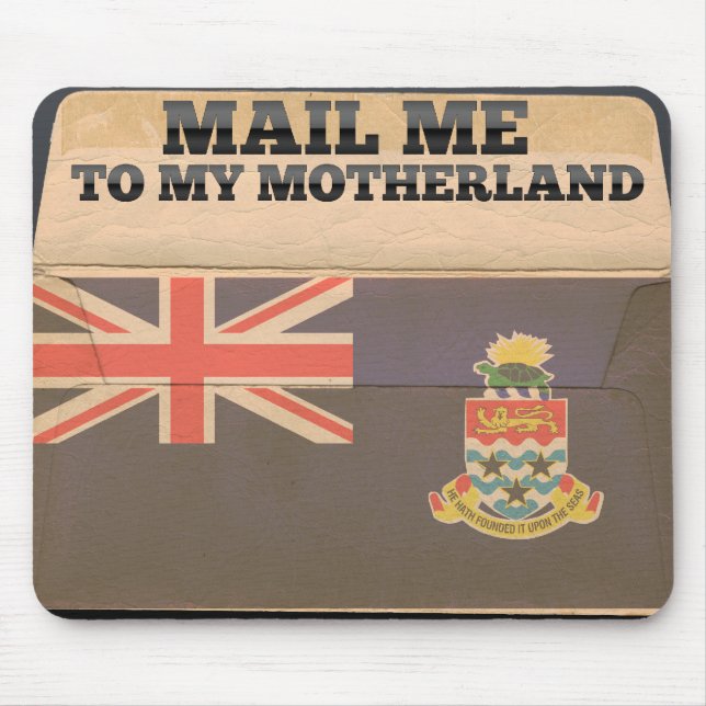 Mail me to Cayman Islands Mouse Mat (Front)