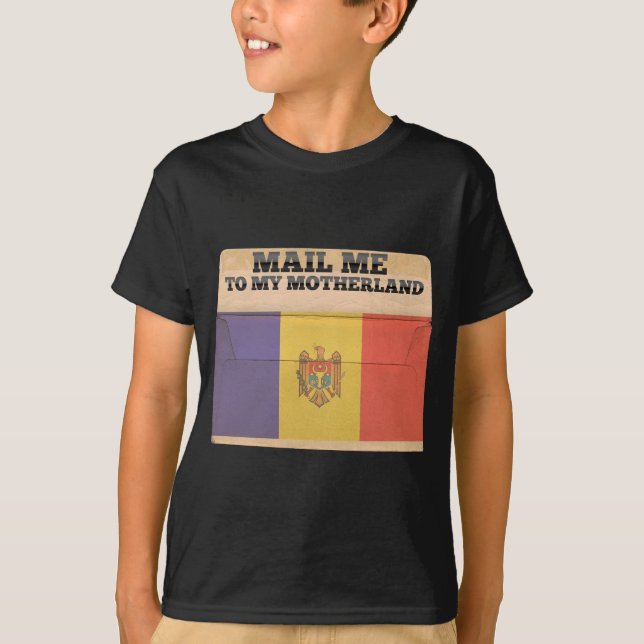Mail me to Moldova T-Shirt (Front)