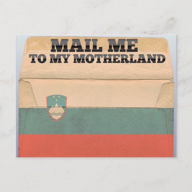 Mail me to Slovenia Postcard (Front)