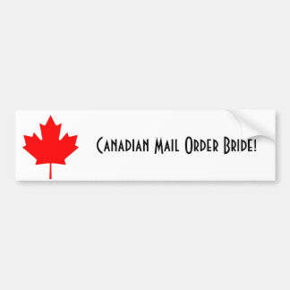 Mail Order Bride Bumper Sticker