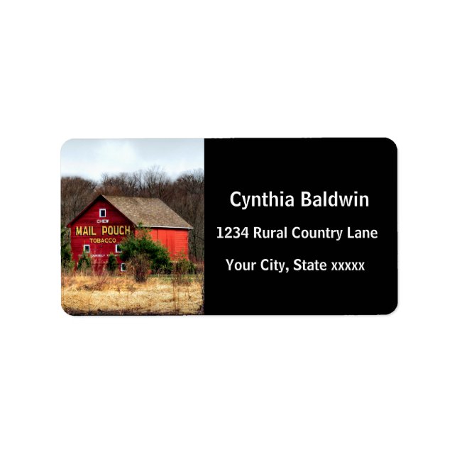 Mail Pouch Barn Label (Front)
