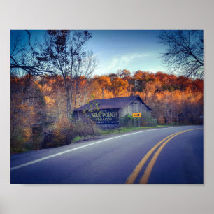 Mail pouch Tobacco Barn In Zela Poster