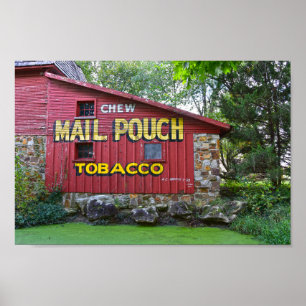 Mail Pouch Tobacco Barn, Red Oak II, Missouri Poster