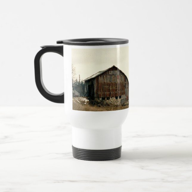 Mail Pouch Tobacco Travel Mug (Left)