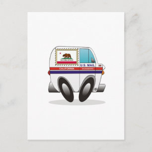 Mail Truck CALIFORNIA Postcard