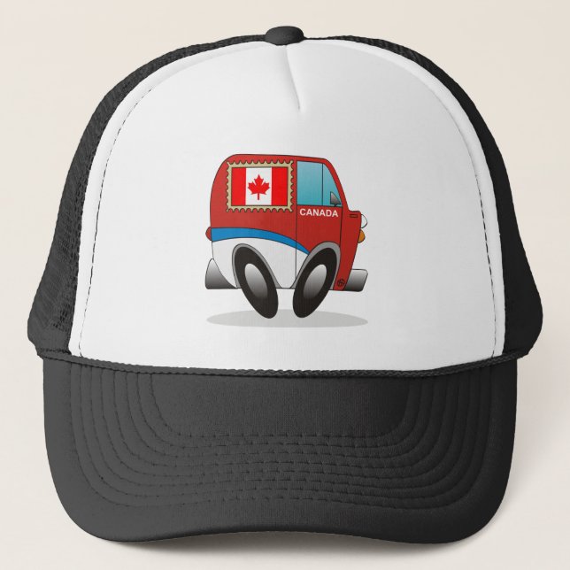 Mail Truck Canada Trucker Hat (Front)