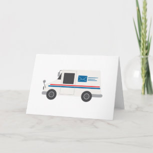 Mail Truck Card