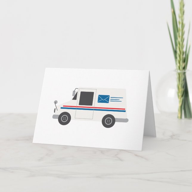 Mail Truck Card (Front)