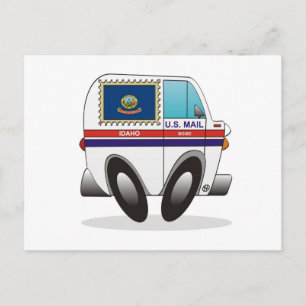 Mail Truck IDAHO Postcard