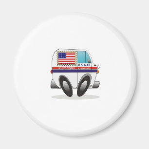 Mail Truck UNITED STATES Magnet