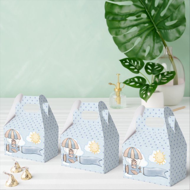 Mailbox Aviator Bear Favour Box (Multiple)