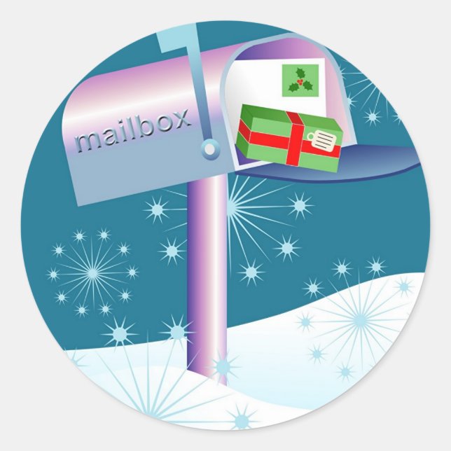 Mailbox Classic Round Sticker (Front)