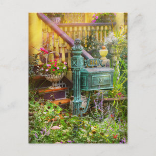 Mailbox - Country mailbox Postcard