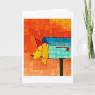 Mailbox Dog Card