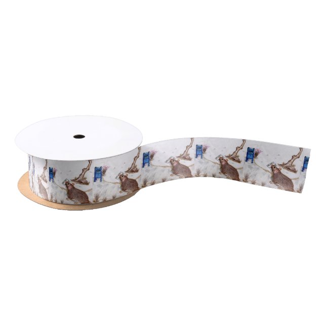 Mailbox Molly Pet Rat Ribbon Satin Ribbon (Spool)