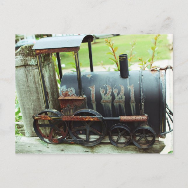 Mailbox Train Postcard (Front)