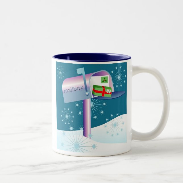 Mailbox Two-Tone Coffee Mug (Right)