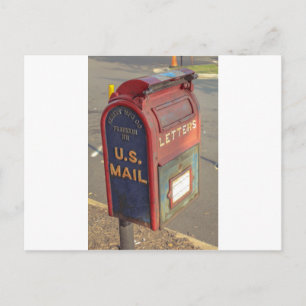 Mailbox Vintage Postcard