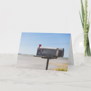 Mailboxes in Vampire Town Card