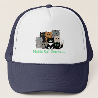 Mailia Cat Creations Cat Family Trucker Hat