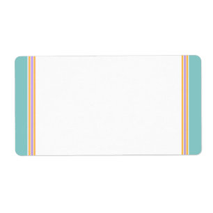 Mailing Address LABELS : LIGHT AQUA GREEN
